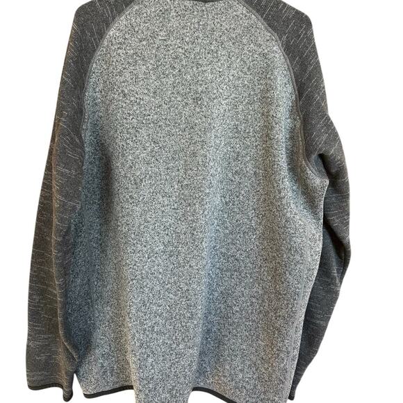 Patagonia 1/4 zip sweater, 2 tone gray, men's size XXL - Picture 8 of 9